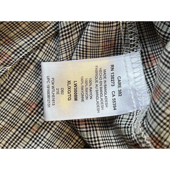 Wrangler Retro Top Women Size XL Floral Pearl Snap Western Rodeo Cowgirl Country - Picture 12 of 16